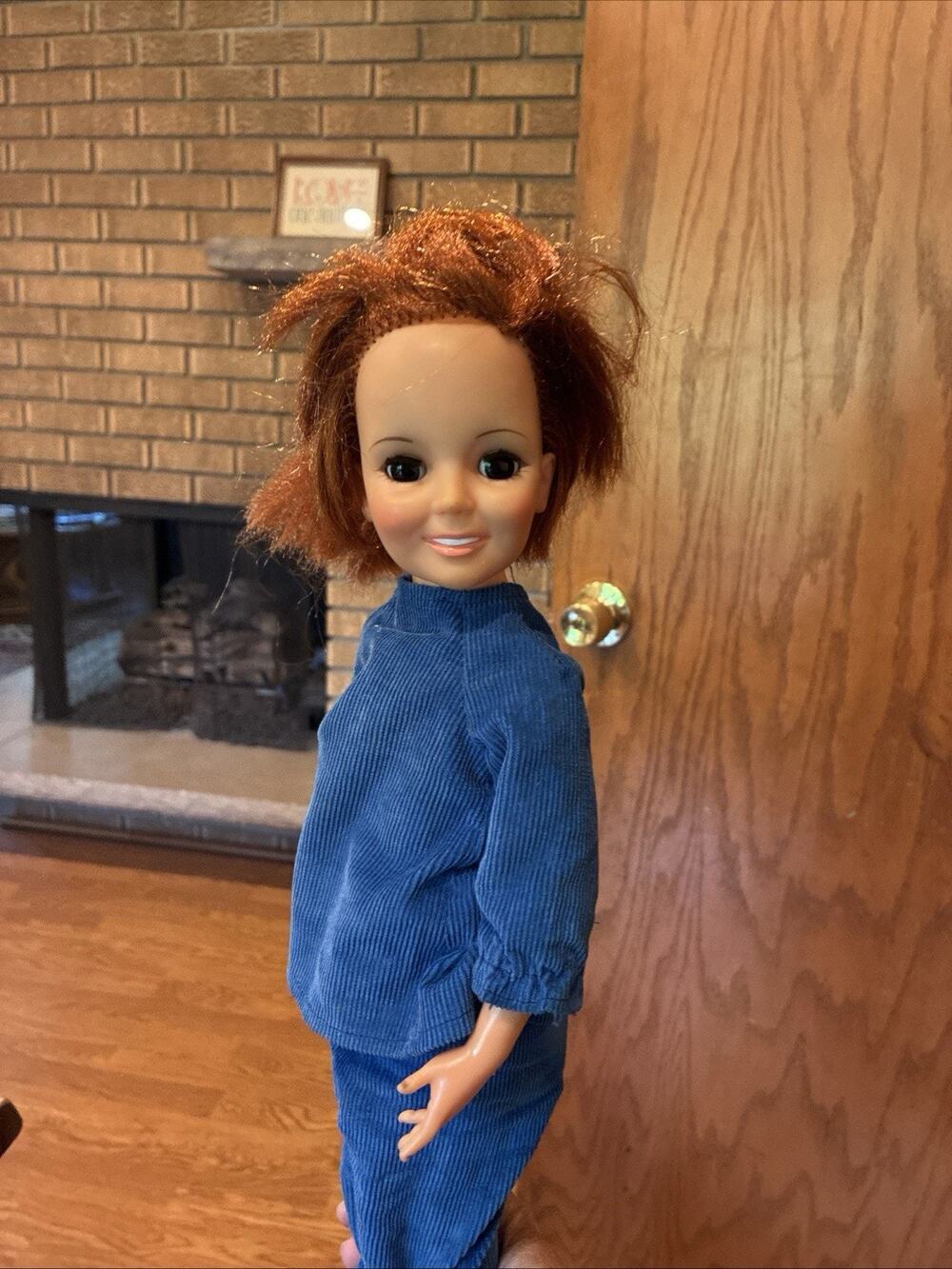 Vintage Crissy Doll 1971 Ideal Toys with growing hair 18” Rare Retro